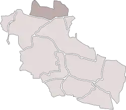 Location of Sucha Góra within Bytom.