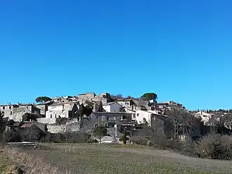 The village of Céreste-en-Luberon