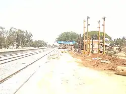 Railway Station Construction View