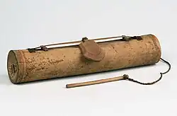 Bamboo tube-zither drum