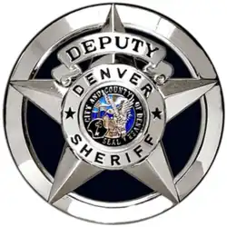 Badge of Denver Sheriff Department since 2004