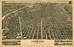 Denver, Colorado in 1889