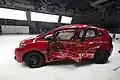 Side impact crash test of a 2016 Honda Fit