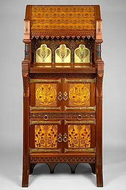 Cabinet (c. 1877–80), by Daniel Pabst, Metropolitan Museum of Art, New York City.