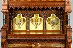Modern Gothic exhibition cabinet (c.1877–1880), attributed to Daniel Pabst, Philadelphia, Metropolitan Museum of Art