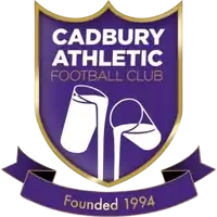 The club badge (also the logo of Cadbury's)