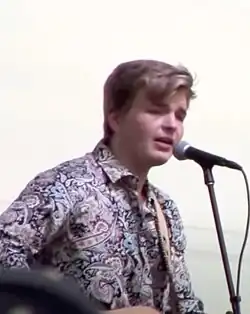 Hutchinson performing in 2019