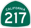State Route 217 marker