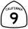State Route 9 marker