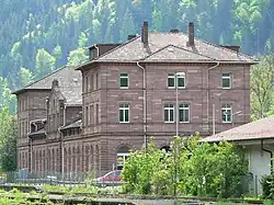 Old entrance building in Calw