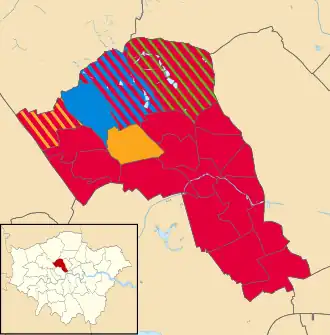 Camden 2022 results map