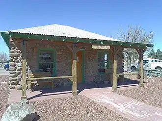 Rock jail in Camp Verde, Arizona (1933)