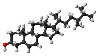 Ball-and-stick model of campesterol