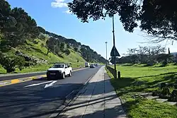 Road leading into Cape Town CBD
