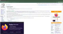 Capture d'écran de Mozilla Firefox version 100.0