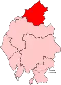 A small constituency, to the north of the centre of the county.