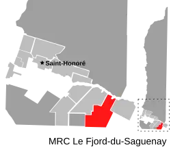 Location of L'Anse-Saint-Jean