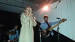 Catey Shaw inside the venue Casa Del Popolo