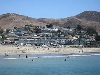 Cayucos viewed from the town pier