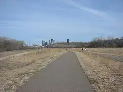 Image 19Cedar Lake bike trail in Minneapolis (from Transportation in Minnesota)