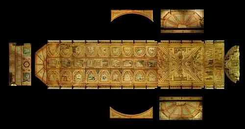 Ceiling Paintings of San Miguel Arcangel Parish Church, Argao, Cebu (100 dpi)