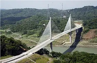 Image 7The Centennial Bridge, Panama is a major bridge crossing the Panama Canal.