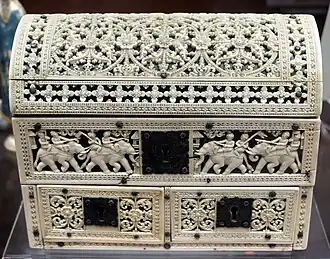 Indo-Portuguese coffer; 17th century.