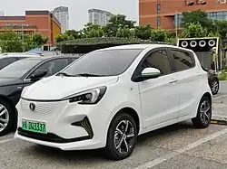 Front view of the Changan BenBen E-Star.