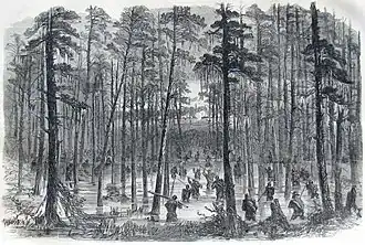 Charge of Weaver's Brigade Across the Salkehatchie, 1865