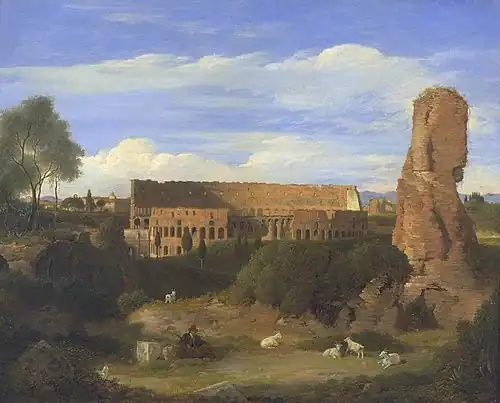 The Colosseum from the Campo Vaccino, 1822