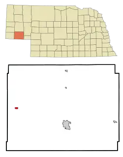 Location of Potter, Nebraska
