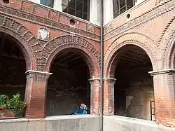 North-east corner of the cloister