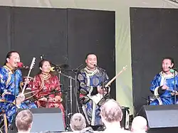Chirgilchin at the Winnipeg Folk Festival, July 2007