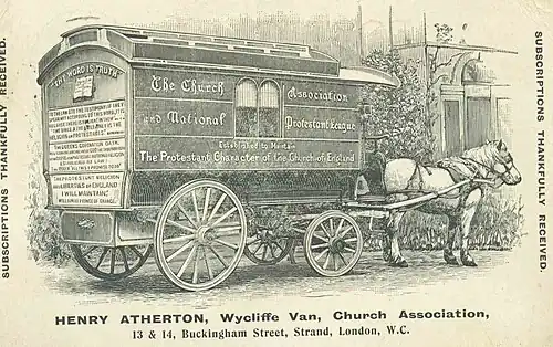 Church Association van for proselytising