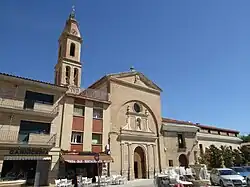 Church and cloister of the ancient franciscan convent in Pina de Ebro