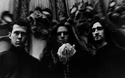 The band's touring lineup, c. 1994 (L-R: Jason Tilton, Scott "Klayton" Albert, Daren "Klank" Diolosa)