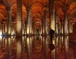 Columns and vaults of Basilica Cistern