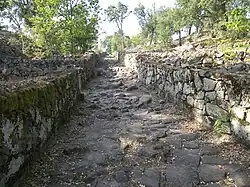 A street in Citânia de Briteiros (Norte Region)