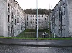 The abandoned tenements at Clune Park Estate