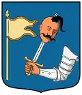 Arms of the town of Tépe, Hungary