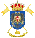 Coat of Arms of the former 1st-4 Armored Cavalry Group "Cazadores de María Cristina" (GCAC-I/4)