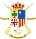 Coat of Arms of the former Mountain Troops Command "Aragón" (JTM)