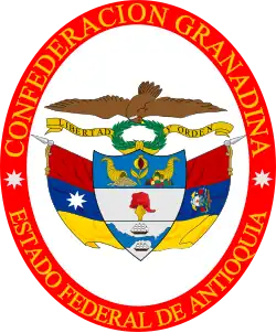 Coat of arms under the Granadine Confederation