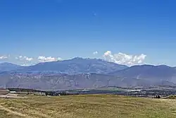 View from Cochasquí to the southwest
