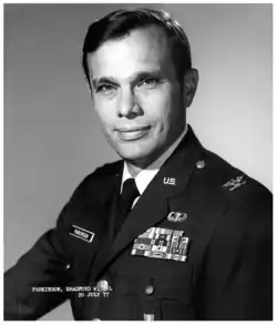 A headshot of US Air Force Colonel in uniform