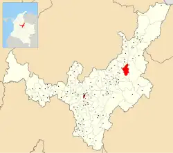 Location of the municipality and town of Socha in the Boyacá Department of Colombia.