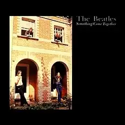 Two men peering outside of windows while two others stand in front of doors