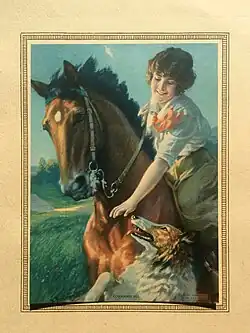 1921, Comrades All. Could be by either Henry or John Henry Hintermeister; copyright book didn't specify for this print.