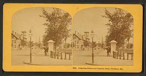 Lincoln Park and Congress Street in the 19th century
