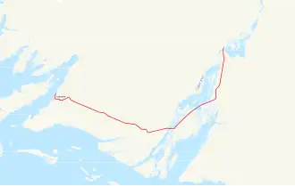 Map of the Copper River Highway